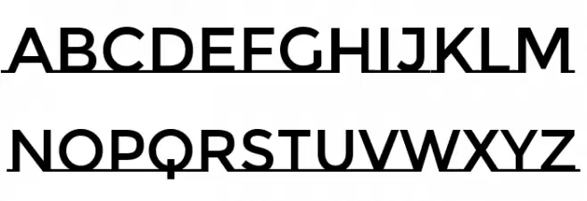 MontserratSubrayada-Regular Schriftart Groß