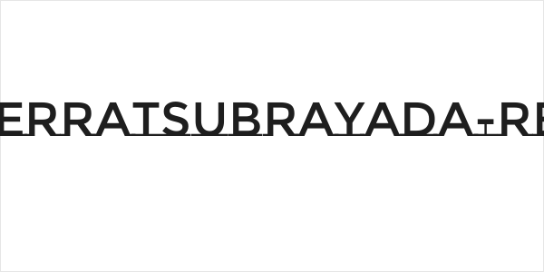 MontserratSubrayada-Regular Logo