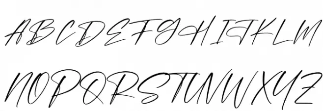 Monttena Schriftart Groß