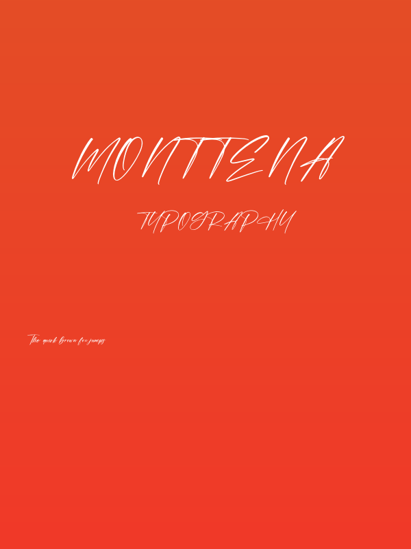 Monttena Poster