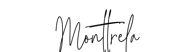 Monttrela  フリーフォントのダウンロード
