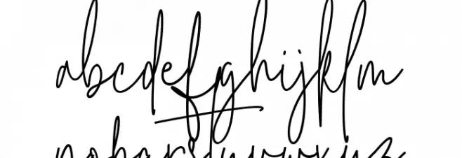 Monttrela 字体 小写