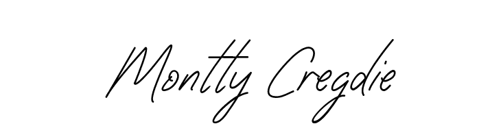 Montty Cregdie  Скачать бесплатные шрифты