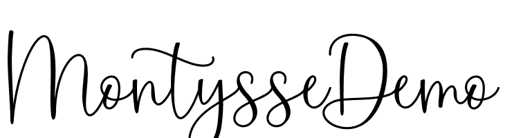 Montysse Demo  font caratteri gratis