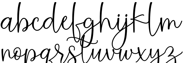 Montysse Demo Font LOWERCASE