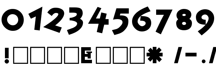 Monument Regular Font OTHER CHARS