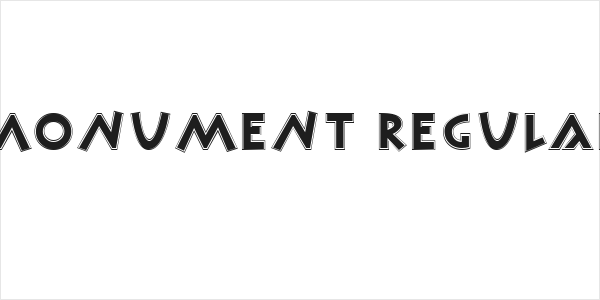 Monument Regular Logo