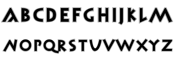 Monument Regular Font LOWERCASE