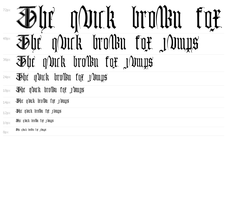 Monumental Gothic Demo Waterfall