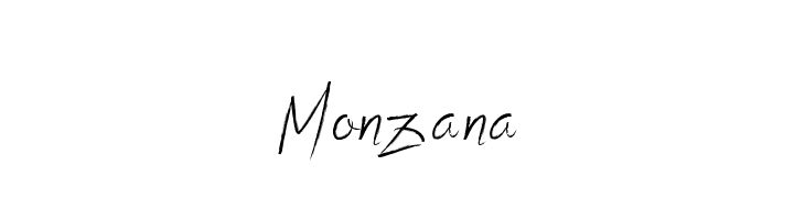 Monzana  免费字体下载