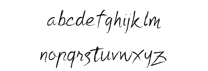 Monzana Font LOWERCASE