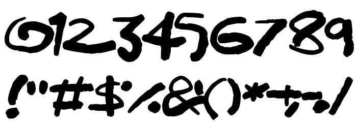 MooMoo Font OTHER CHARS