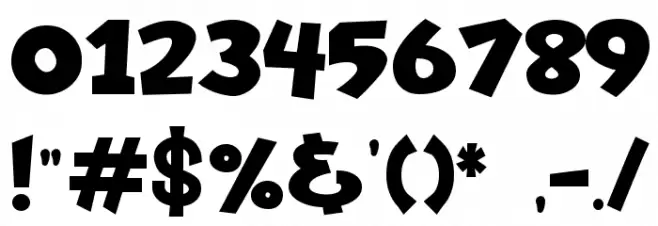 Moochio Font OTHER CHARS