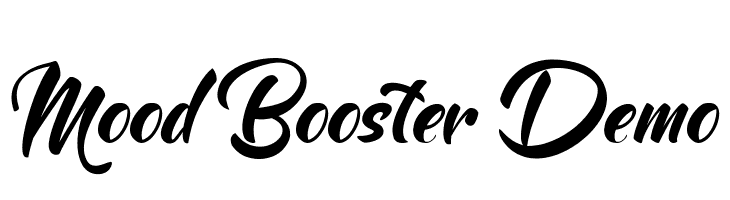 Mood Booster Demo  font caratteri gratis