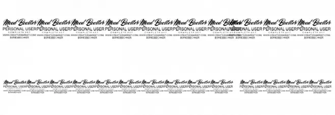 Mood Booster Demo Font OTHER CHARS