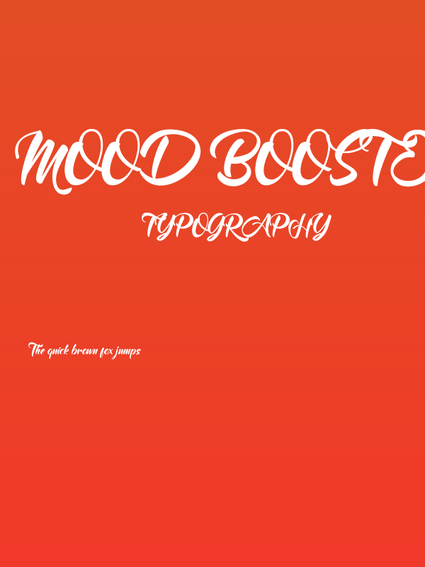 Mood Booster Demo Poster