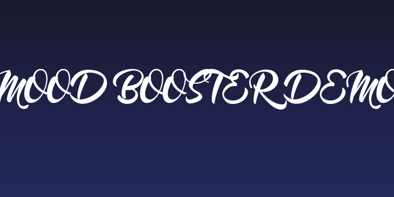 Mood Booster Demo Social Header