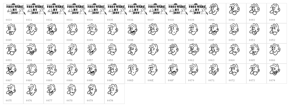 Mood Swings Two JL Character Map