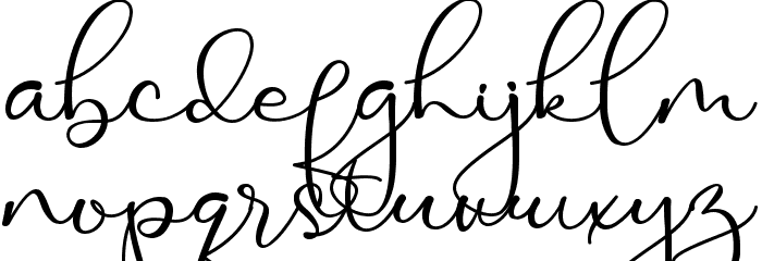 Mood Swings Font LOWERCASE