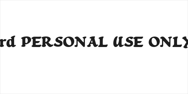 Moodboard PERSONAL USE ONLY Regular Logo