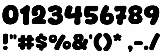 Moodcake Font OTHER CHARS