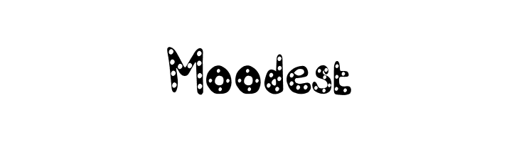 Moodest  Скачать бесплатные шрифты