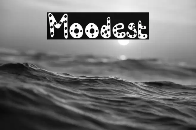 Moodest Caratteri examples