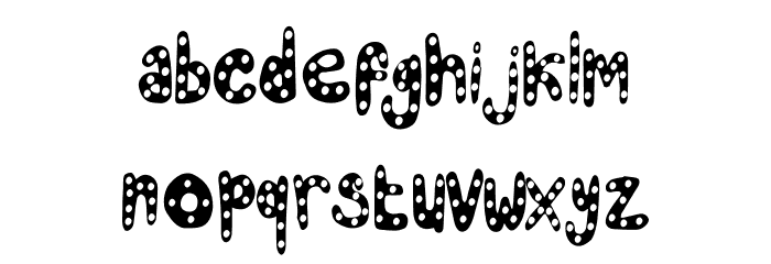 Moodest Font LOWERCASE