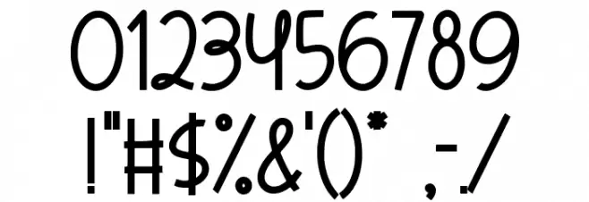 Moodstone Font OTHER CHARS