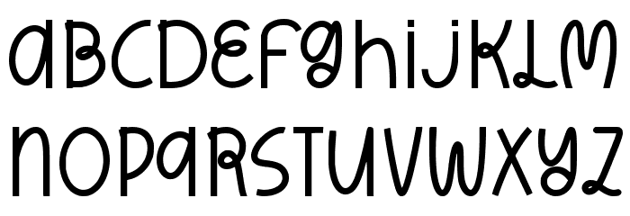 Moodstone Font LOWERCASE