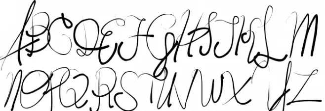 Moody Boys Font UPPERCASE