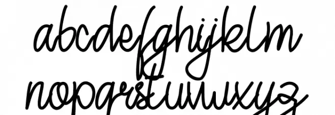 Moody Star Demo Caratteri MINUSCOLO