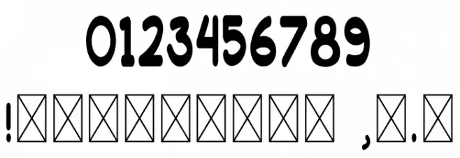 Moody Yhuuty Demo Font OTHER CHARS