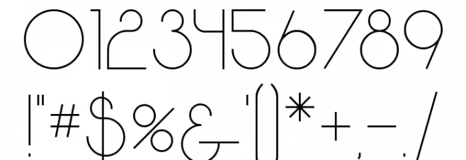 Moodyrock フォント その他の文字