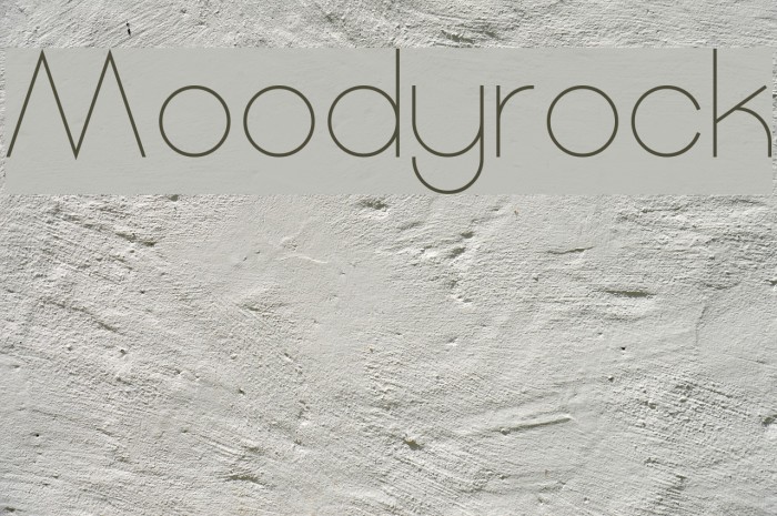 Moodyrock Font examples