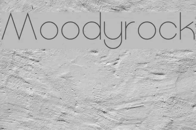 Moodyrock フォント examples