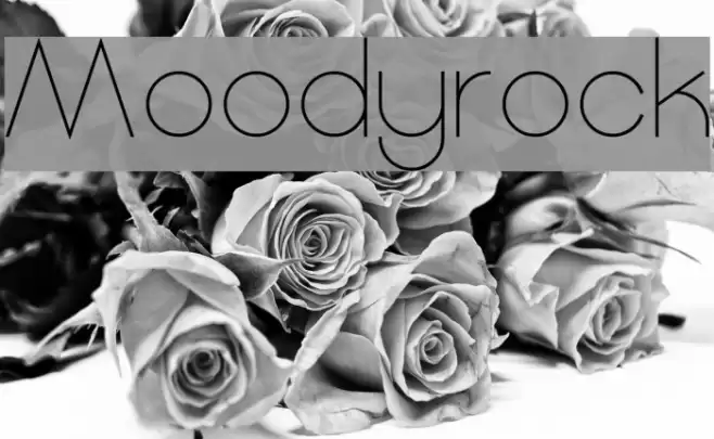 Moodyrock フォント examples