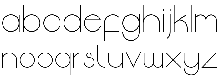 Moodyrock Font LOWERCASE