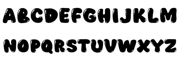 Moofu Burst Font UPPERCASE