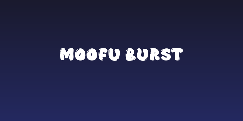 Moofu Burst Social Header