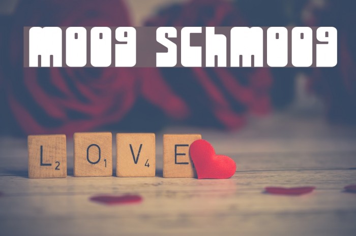 Moog Schmoog Font examples