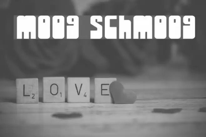 Moog Schmoog Font examples