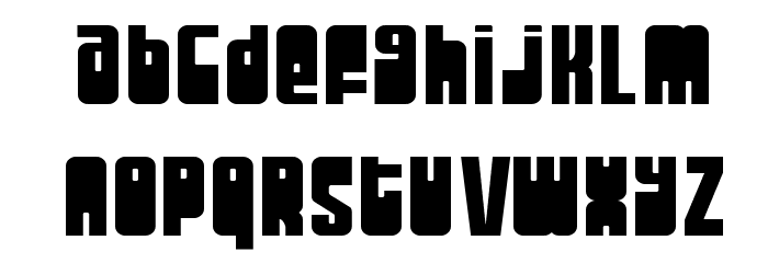 Moog Schmoog Font LOWERCASE