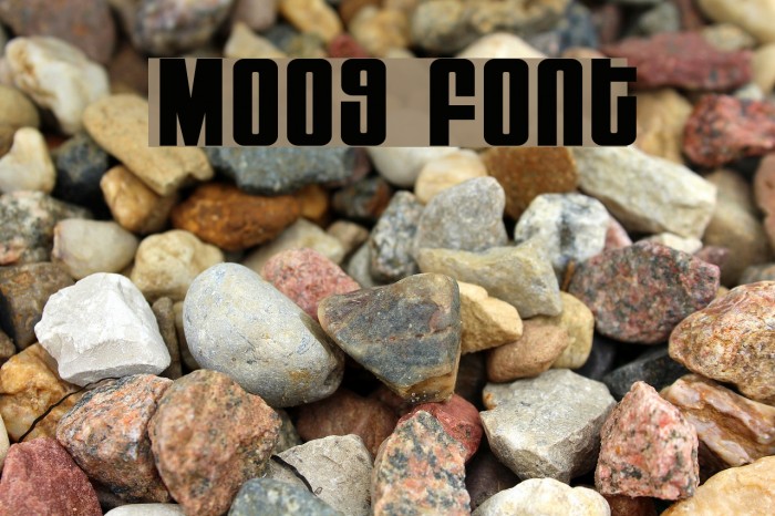 Moog Font examples