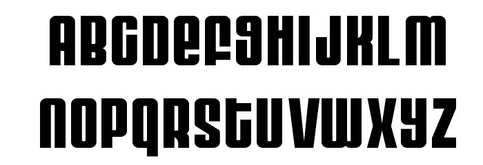 Moog Font LOWERCASE