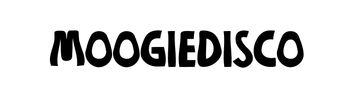 Moogie Disco  フリーフォントのダウンロード