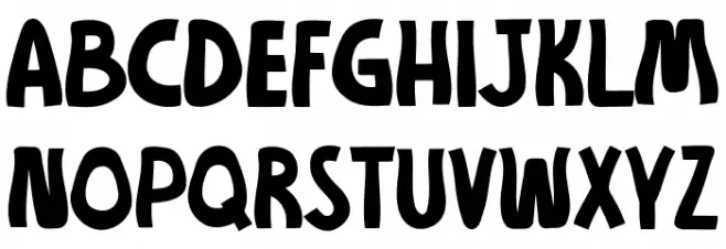 Moogie Disco Schriftart Groß