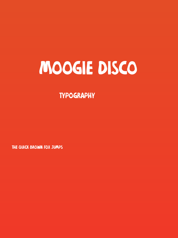 Moogie Disco Poster