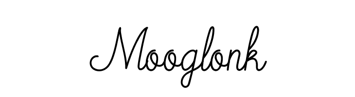 Mooglonk  les polices de caractères gratuit tlcharger