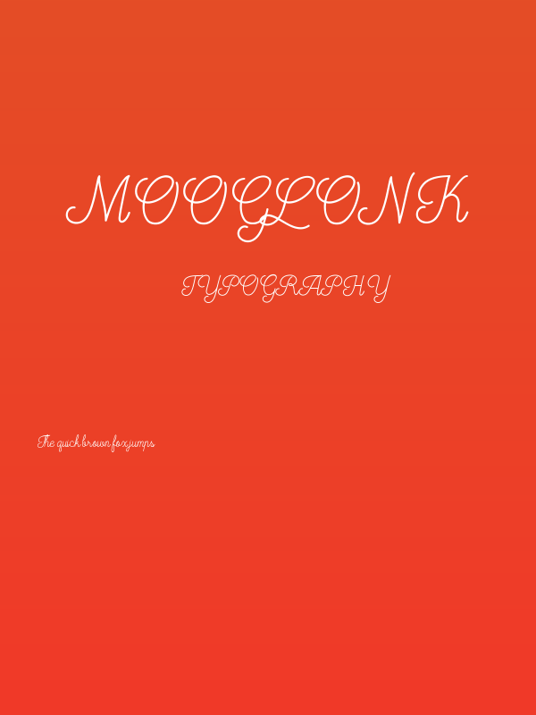 Mooglonk Poster